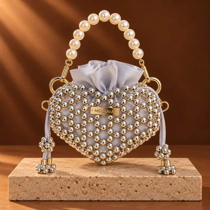Bolso Corazón Dorado