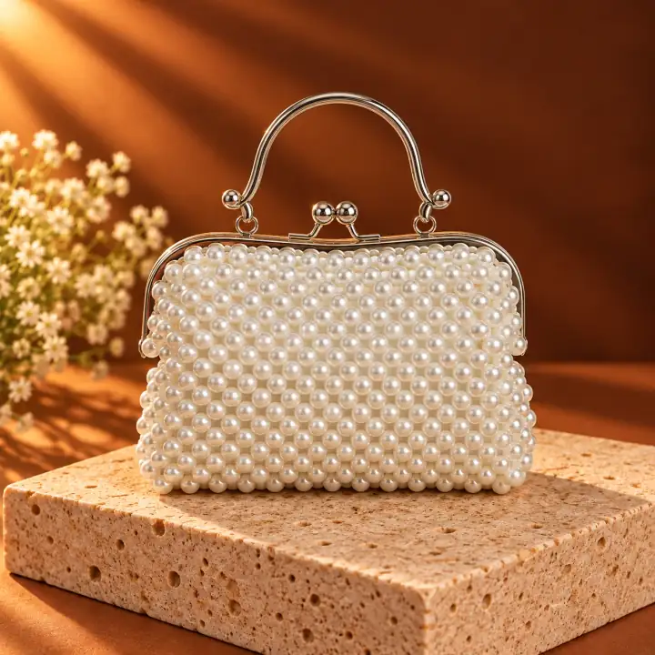 Bolso Silueta Nácar